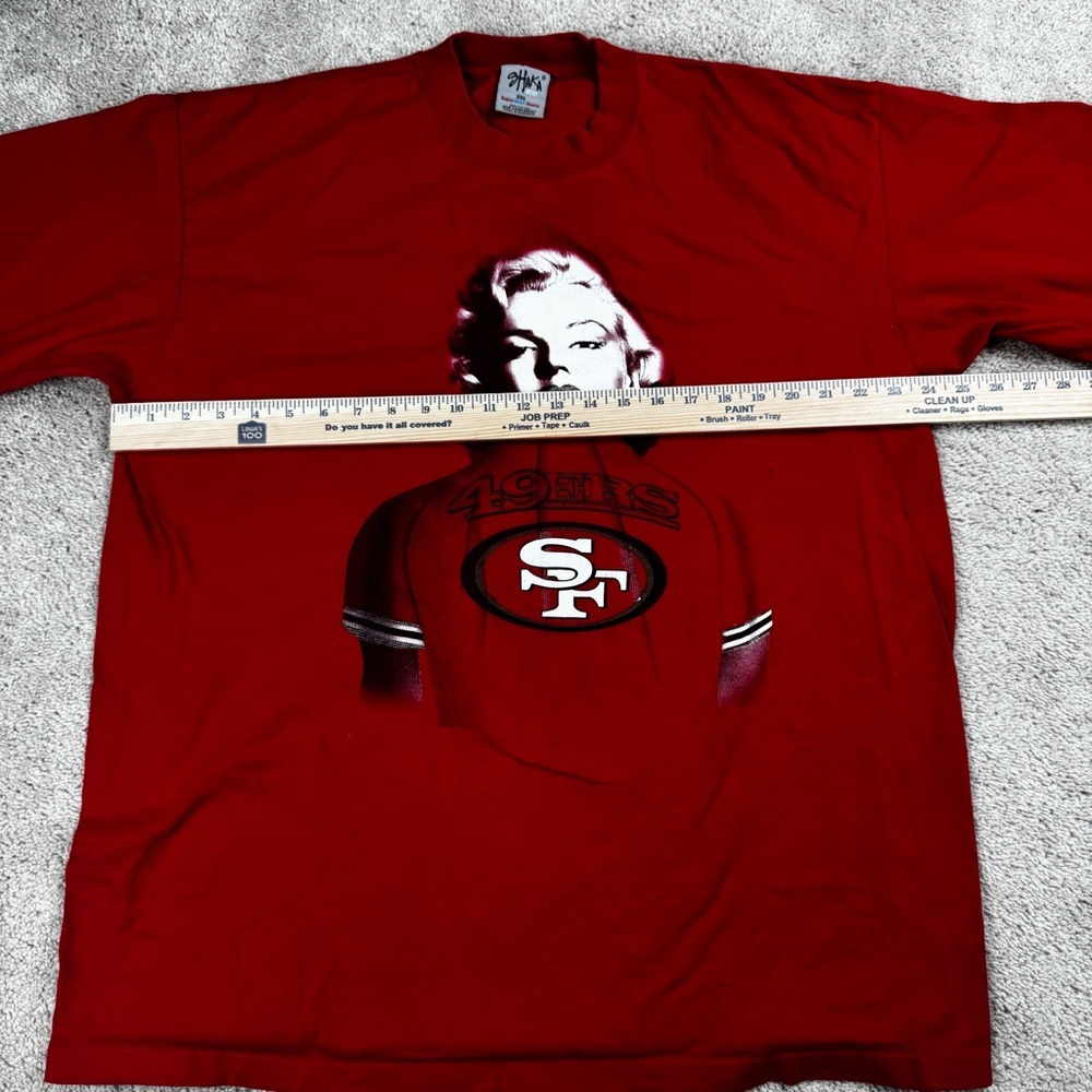 Shaka Wear Vintage Y2K Marilyn Monroe 49ers Rap Hip-Hop Graphic T-Shirt 2XL - Picture 4 of 5